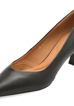 Pantofi eleganti EPICA negri, D05555, din piele naturala imagine