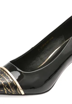 Pantofi eleganti EPICA negri, E35270A, din piele naturala lacuita imagine