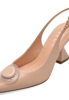 Pantofi eleganti EPICA nude, 1119841, din piele naturala imagine