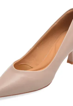 Pantofi eleganti EPICA nude, D05555, din piele naturala imagine