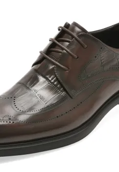 Pantofi eleganti EPICA PREMIUM maro, 95B06, din piele naturala imagine