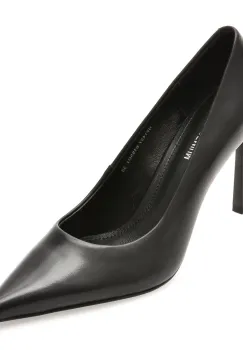 Pantofi eleganti EPICA PREMIUM negri, HF1427, din piele naturala imagine