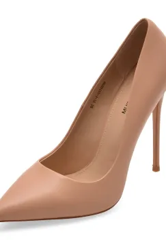 Pantofi eleganti EPICA PREMIUM nude, 23172, din piele naturala imagine