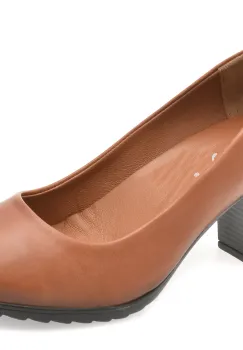Pantofi eleganti EVIDA maro, EV301, din piele naturala imagine