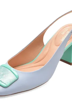 Pantofi eleganti FLAVIA PASSINI albastri, 1157644, din piele naturala imagine