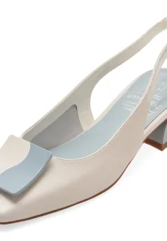 Pantofi eleganti FLAVIA PASSINI albi, 1147, din piele naturala imagine