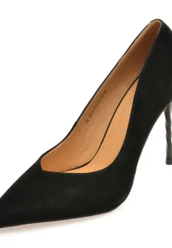 Pantofi eleganti FLAVIA PASSINI negri, 5L175, din piele intoarsa imagine