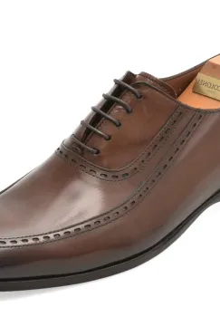 Pantofi eleganti LE COLONEL maro, 487113, din piele naturala imagine