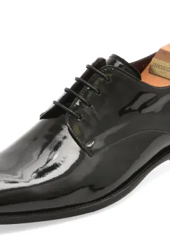 Pantofi eleganti LE COLONEL negri, 49817, din piele naturala lacuita imagine