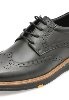 Pantofi eleganti OTTER negri, 1092, din piele naturala imagine