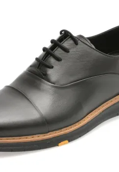 Pantofi eleganti OTTER negri, 1097, din piele naturala imagine