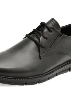 Pantofi eleganti OTTER negri, TTR1, din piele naturala imagine