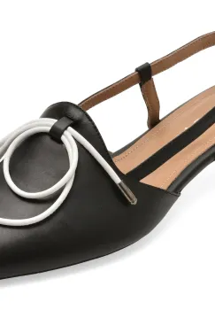 Pantofi EPICA alb-negru, 669B756, din piele naturala imagine