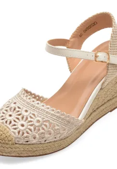 Pantofi EPICA albi, 990, din material textil imagine