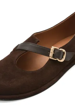 Pantofi EPICA maro, 2184053, din piele intoarsa imagine