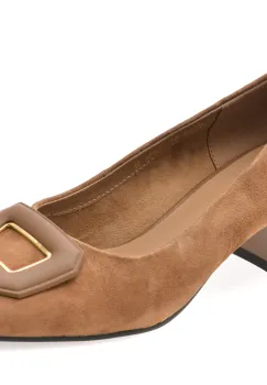 Pantofi EPICA maro, 4F5156, din piele intoarsa imagine