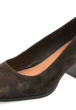 Pantofi EPICA maro, 58863, din piele intoarsa imagine