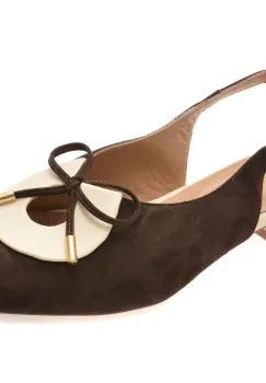 Pantofi EPICA maro, 669B753, din piele intoarsa imagine