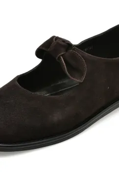 Pantofi EPICA maro, N731, din piele intoarsa imagine