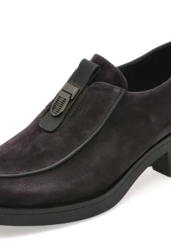 Pantofi EPICA mov, LD1139, din piele intoarsa imagine