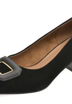 Pantofi EPICA negri, 4F5156, din piele intoarsa imagine