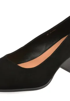 Pantofi EPICA negri, 58863, din piele intoarsa imagine