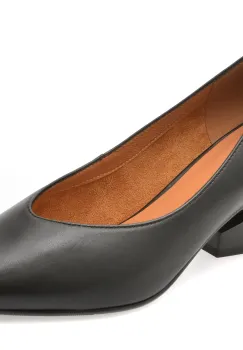 Pantofi EPICA negri, E22971, din piele naturala imagine