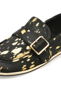 Pantofi EPICA PREMIUM negri, HF1256, din piele naturala imagine