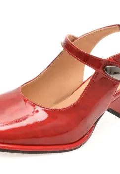 Pantofi EPICA rosii, 6020445, din piele naturala lacuita imagine