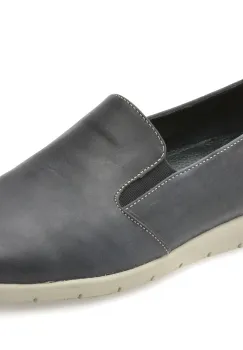 Pantofi EVIDA bleumarin, EV2812, din piele naturala imagine