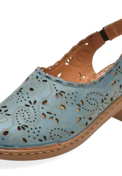 Pantofi FLAVIA PASSINI albastri, K9500, din piele naturala imagine