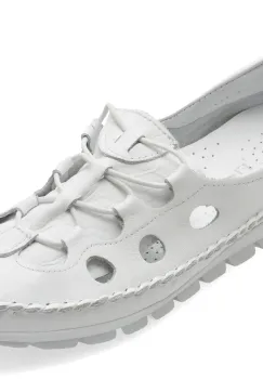 Pantofi FLAVIA PASSINI albi, 115, din piele naturala imagine