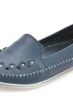 Pantofi FLAVIA PASSINI bleumarin, 429, din piele naturala imagine