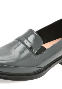 Pantofi FLAVIA PASSINI gri, 4403, din piele naturala lacuita imagine