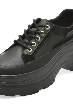 Pantofi FLAVIA PASSINI negri, 2223, din piele naturala imagine