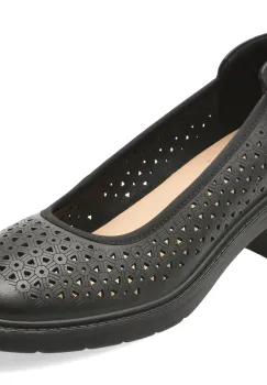 Pantofi FLAVIA PASSINI negri, 35611, din piele naturala imagine