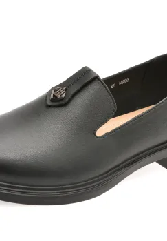 Pantofi FLAVIA PASSINI negri, 6008, din piele naturala imagine