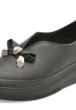 Pantofi GOLD DEER negri, 212618, din piele naturala imagine