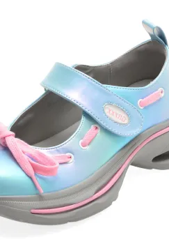 Pantofi GRYXX albastri, XC6621, din piele naturala imagine