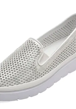 Pantofi GRYXX albi, 146YA50, din piele naturala imagine