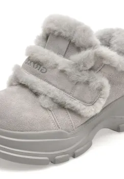 Pantofi GRYXX gri, 2205, din piele intoarsa imagine