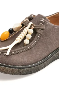 Pantofi GRYXX gri, 9320, din piele intoarsa imagine