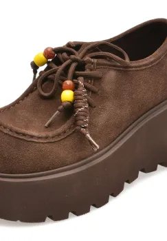 Pantofi GRYXX maro, 523, din piele intoarsa imagine