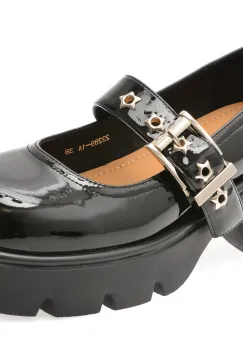 Pantofi GRYXX negri, 23289, din piele naturala lacuita imagine
