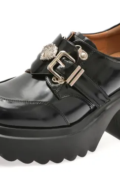 Pantofi GRYXX negri, 25012, din piele naturala imagine