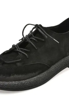 Pantofi GRYXX negri, 3642609, din piele intoarsa imagine