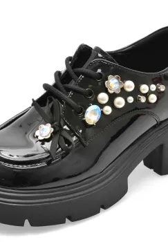 Pantofi GRYXX negri, 70725, din piele naturala lacuita imagine