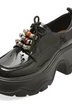 Pantofi GRYXX negri, M902, din piele naturala lacuita imagine