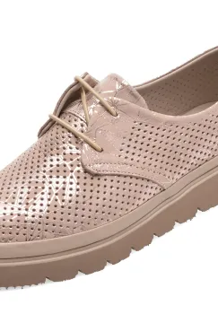 Pantofi GRYXX nude, 146YA28, din piele naturala imagine