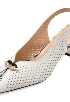 Pantofi IMAGE albi, 531251, din piele naturala imagine